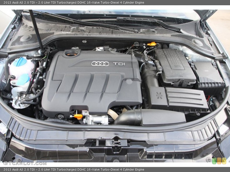 2.0 Liter TDI Turbocharged DOHC 16-Valve Turbo-Diesel 4 Cylinder Engine for the 2013 Audi A3 #72368244