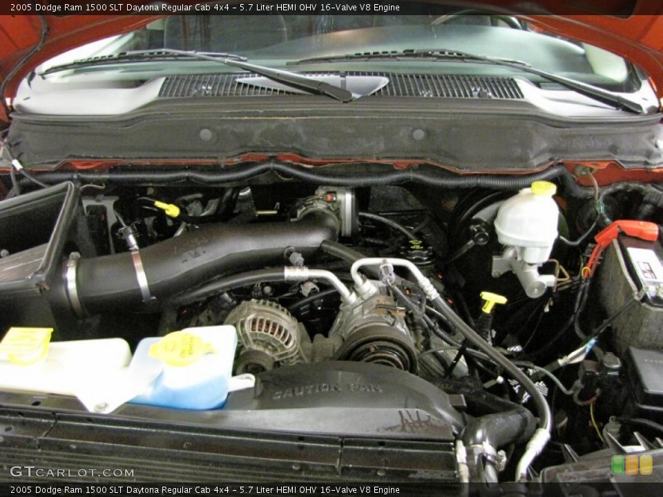 5.7 Liter HEMI OHV 16-Valve V8 Engine for the 2005 Dodge Ram 1500 #72374467