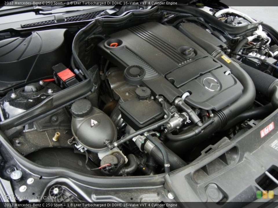 1.8 Liter Turbocharged DI DOHC 16-Valve VVT 4 Cylinder Engine for the 2012 Mercedes-Benz C #72376983