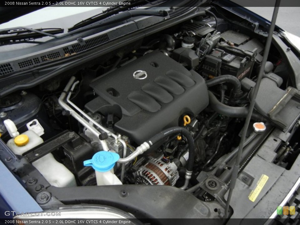 2.0L DOHC 16V CVTCS 4 Cylinder Engine for the 2008 Nissan Sentra #72378364