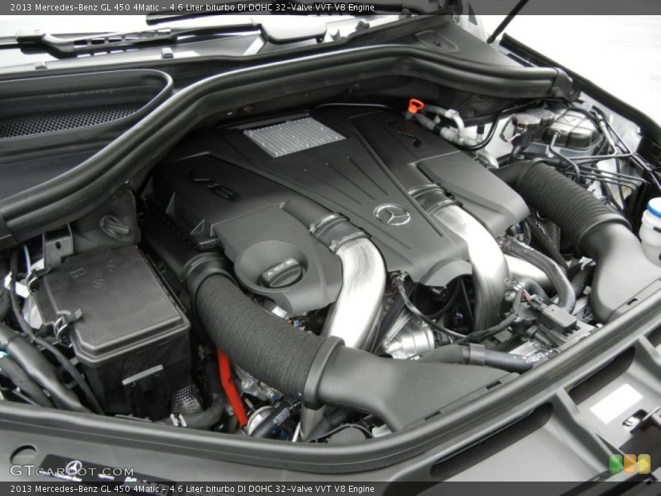 4.6 Liter biturbo DI DOHC 32-Valve VVT V8 Engine for the 2013 Mercedes-Benz GL #72380028
