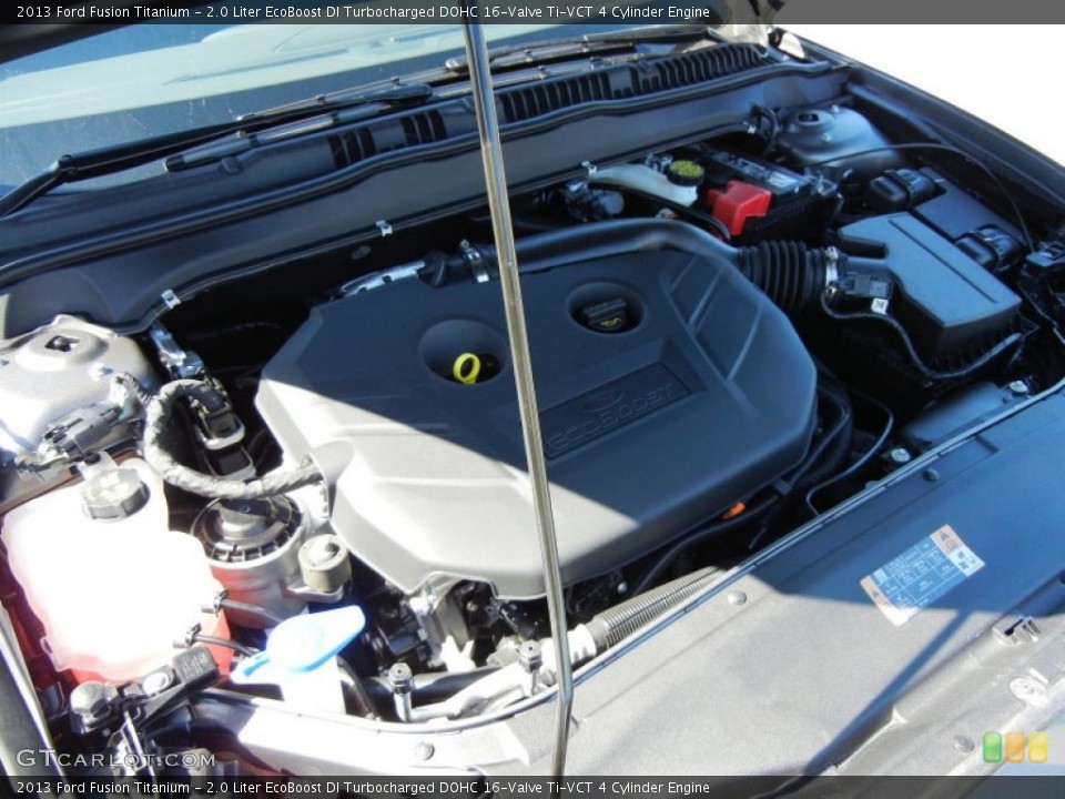 2.0 Liter EcoBoost DI Turbocharged DOHC 16-Valve Ti-VCT 4 Cylinder Engine for the 2013 Ford Fusion #72382749