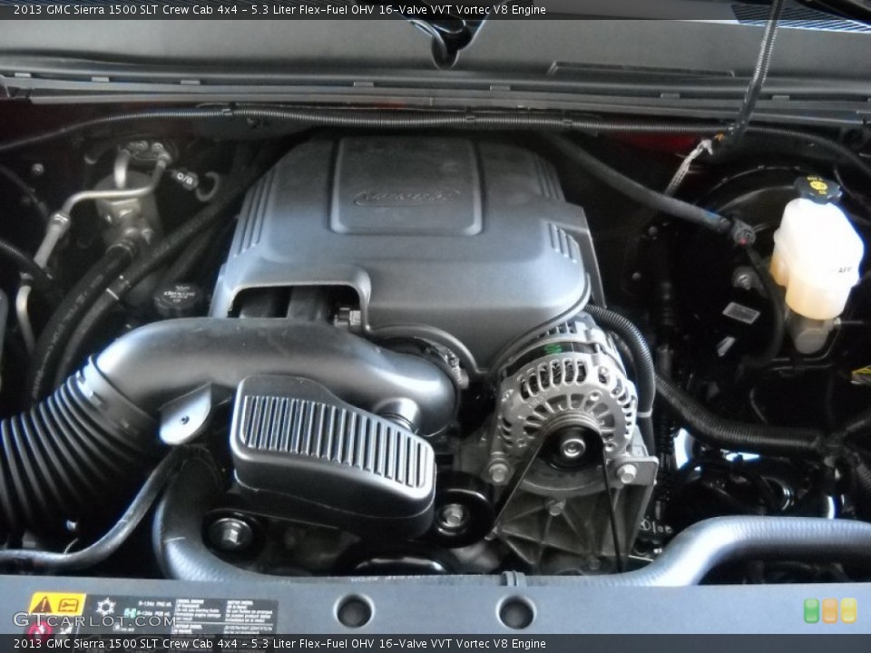 5.3 Liter Flex-Fuel OHV 16-Valve VVT Vortec V8 Engine for the 2013 GMC Sierra 1500 #72393762
