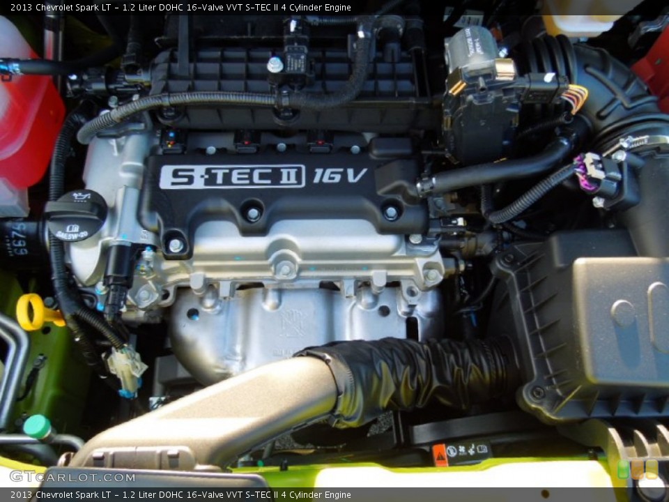 1.2 Liter DOHC 16-Valve VVT S-TEC II 4 Cylinder Engine for the 2013 Chevrolet Spark #72394578