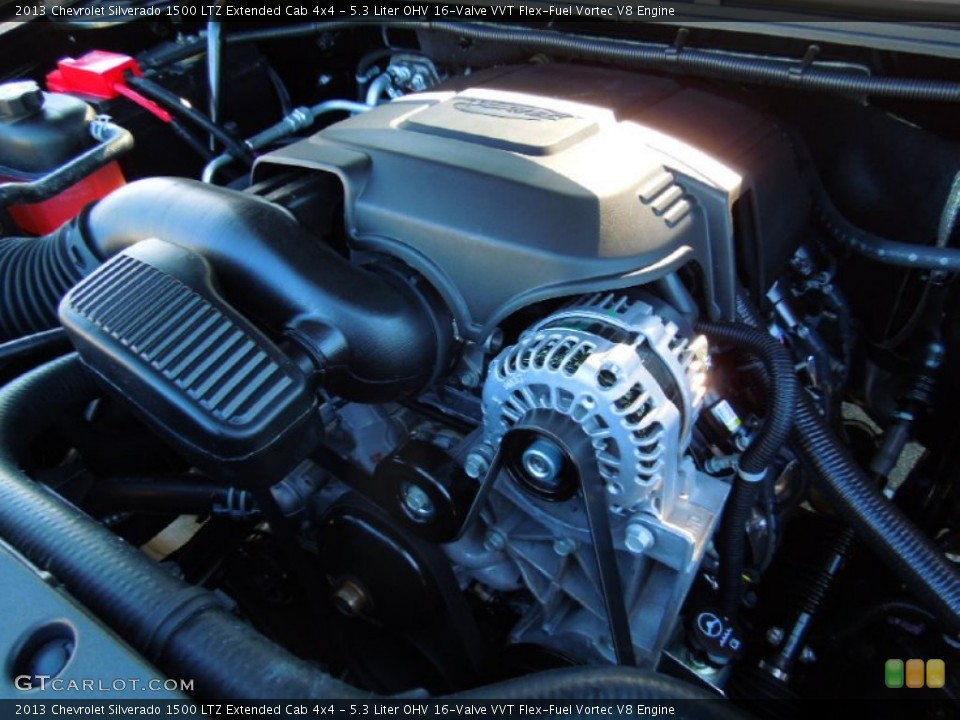 5.3 Liter OHV 16-Valve VVT Flex-Fuel Vortec V8 Engine for the 2013 Chevrolet Silverado 1500 #72395304