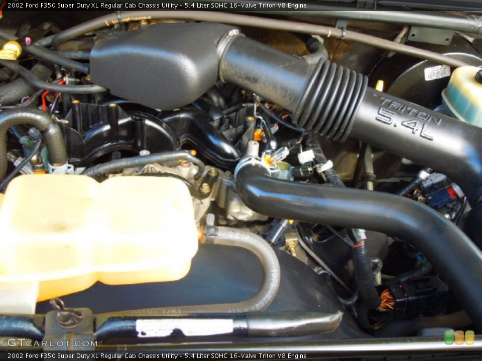 5.4 Liter SOHC 16-Valve Triton V8 2002 Ford F350 Super Duty Engine
