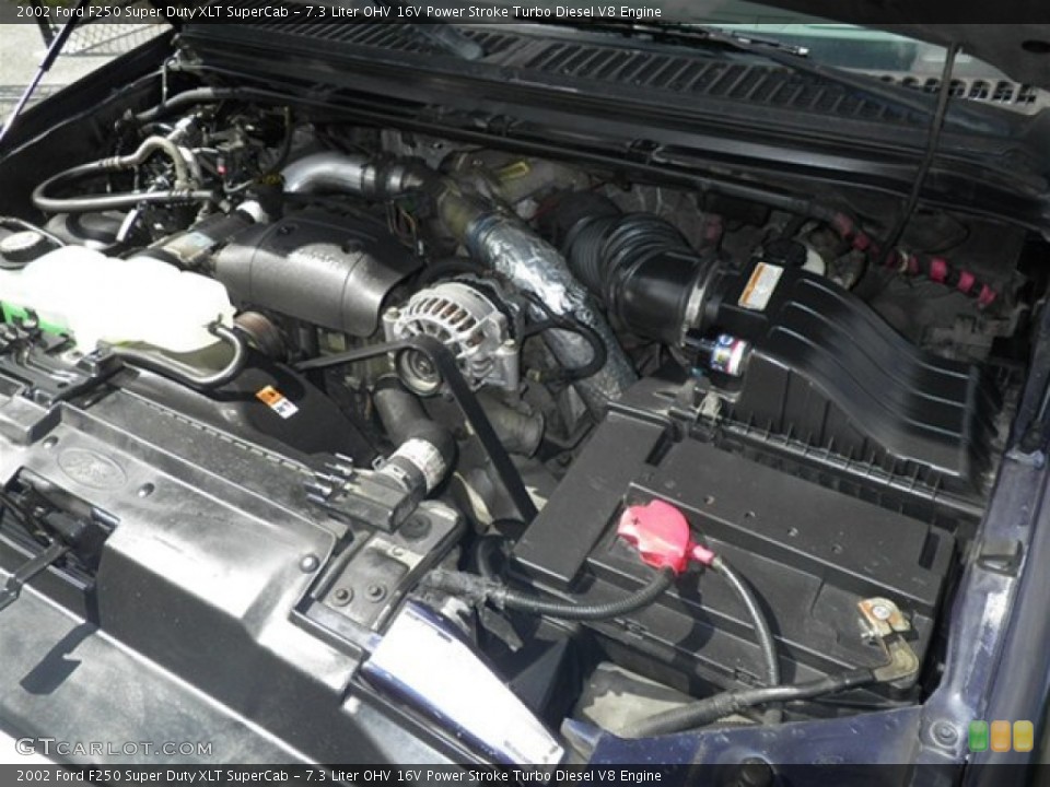7.3 Liter OHV 16V Power Stroke Turbo Diesel V8 Engine for the 2002 Ford F250 Super Duty #72405077