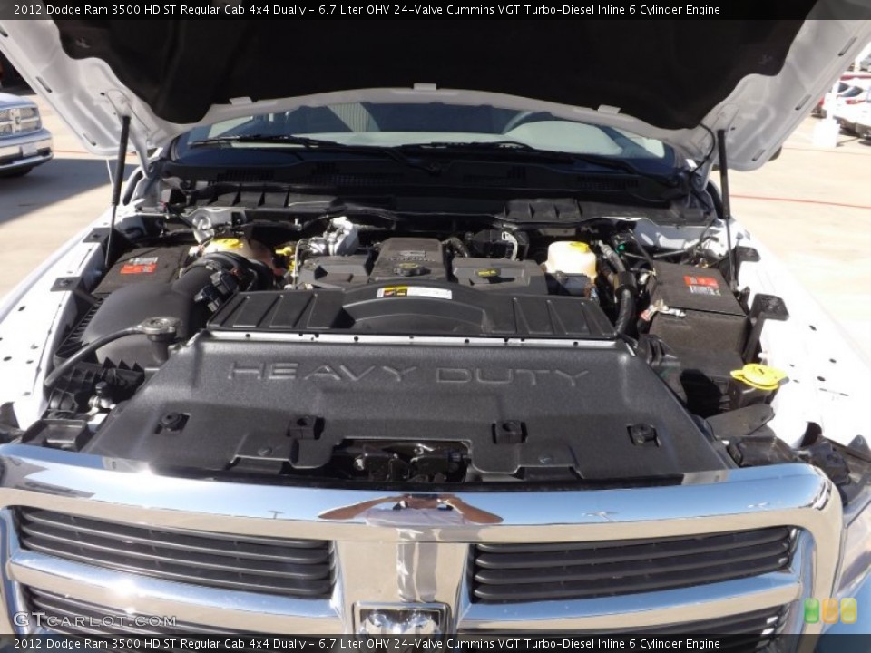 6.7 Liter OHV 24-Valve Cummins VGT Turbo-Diesel Inline 6 Cylinder Engine for the 2012 Dodge Ram 3500 HD #72407405