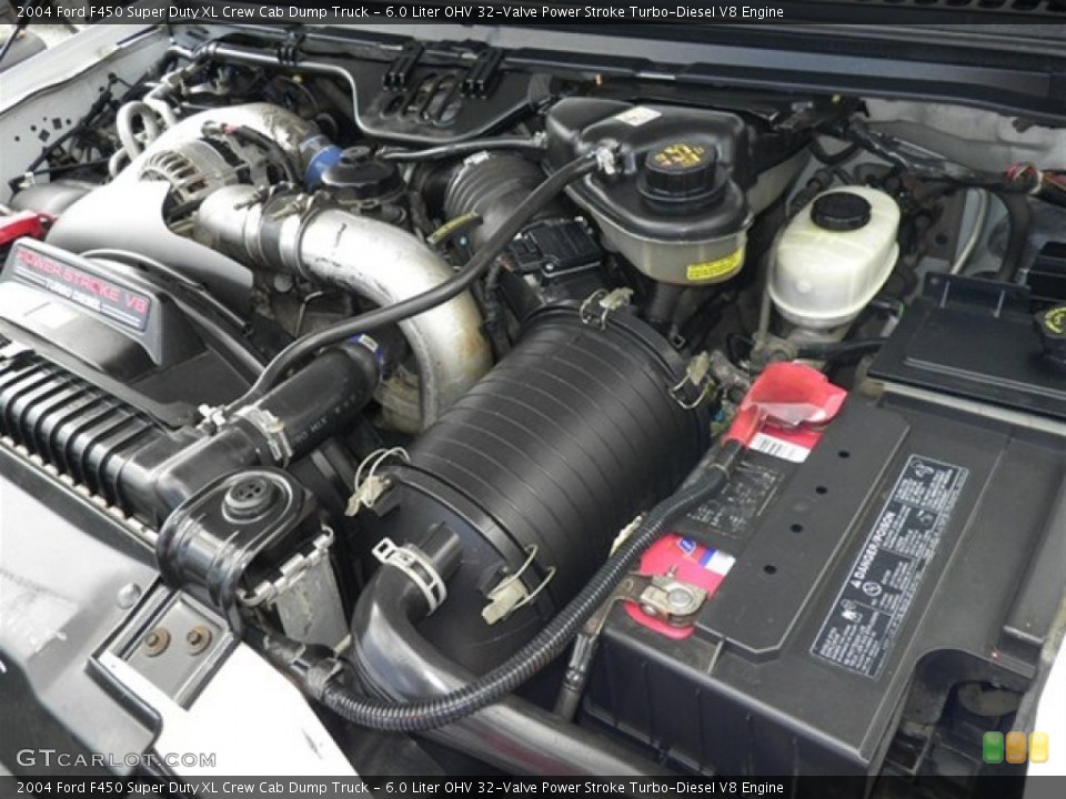 6.0 Liter OHV 32-Valve Power Stroke Turbo-Diesel V8 Engine for the 2004 Ford F450 Super Duty #72408116