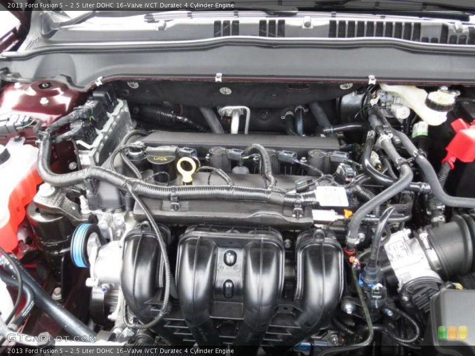 2.5 Liter DOHC 16-Valve iVCT Duratec 4 Cylinder Engine for the 2013 Ford Fusion #72409535