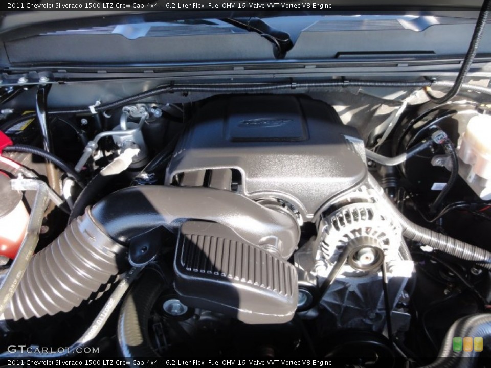 6.2 Liter Flex-Fuel OHV 16-Valve VVT Vortec V8 Engine for the 2011 Chevrolet Silverado 1500 #72417312