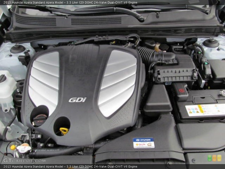 3.3 Liter GDI DOHC 24-Valve Dual-CVVT V6 Engine for the 2013 Hyundai Azera #72429950