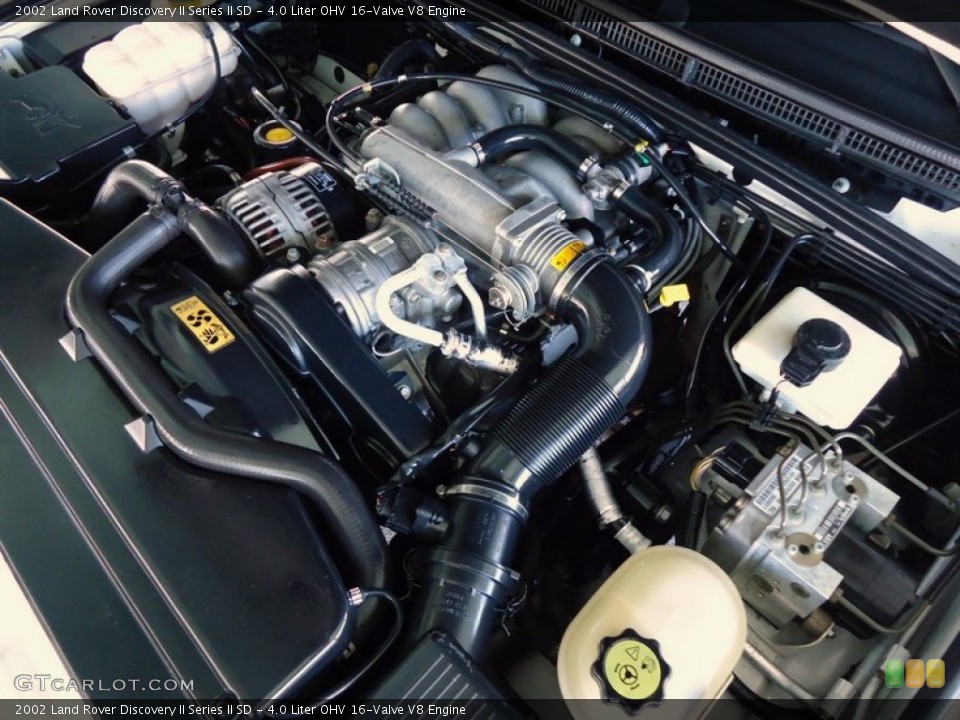 4.0 Liter OHV 16-Valve V8 Engine for the 2002 Land Rover Discovery II #72441512