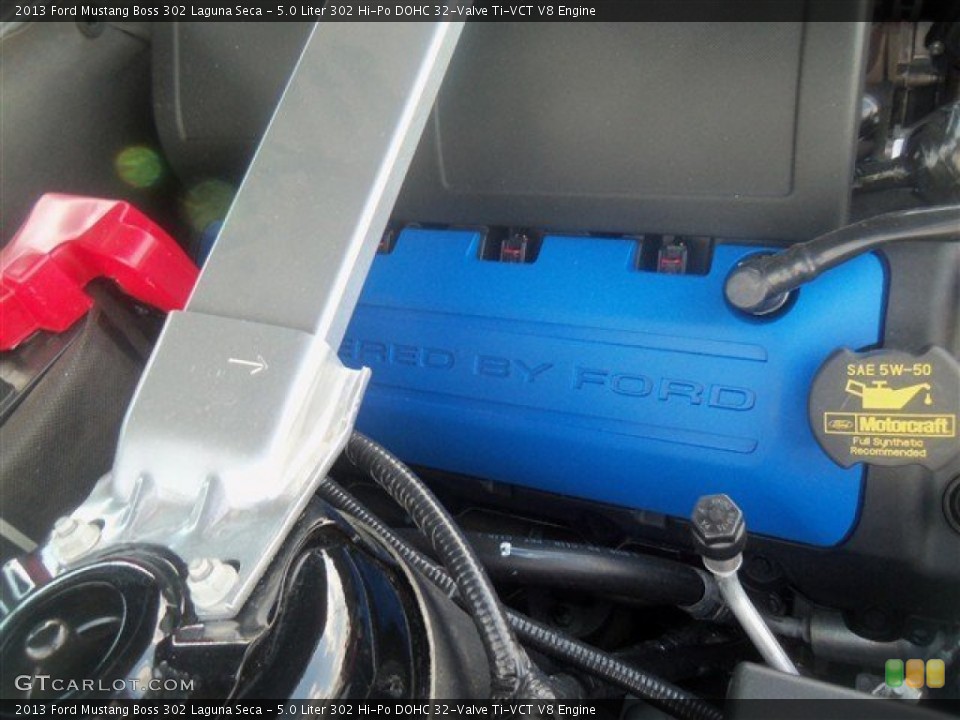 5.0 Liter 302 Hi-Po DOHC 32-Valve Ti-VCT V8 Engine for the 2013 Ford Mustang #72442617