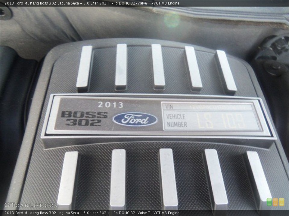 5.0 Liter 302 Hi-Po DOHC 32-Valve Ti-VCT V8 Engine for the 2013 Ford Mustang #72442677