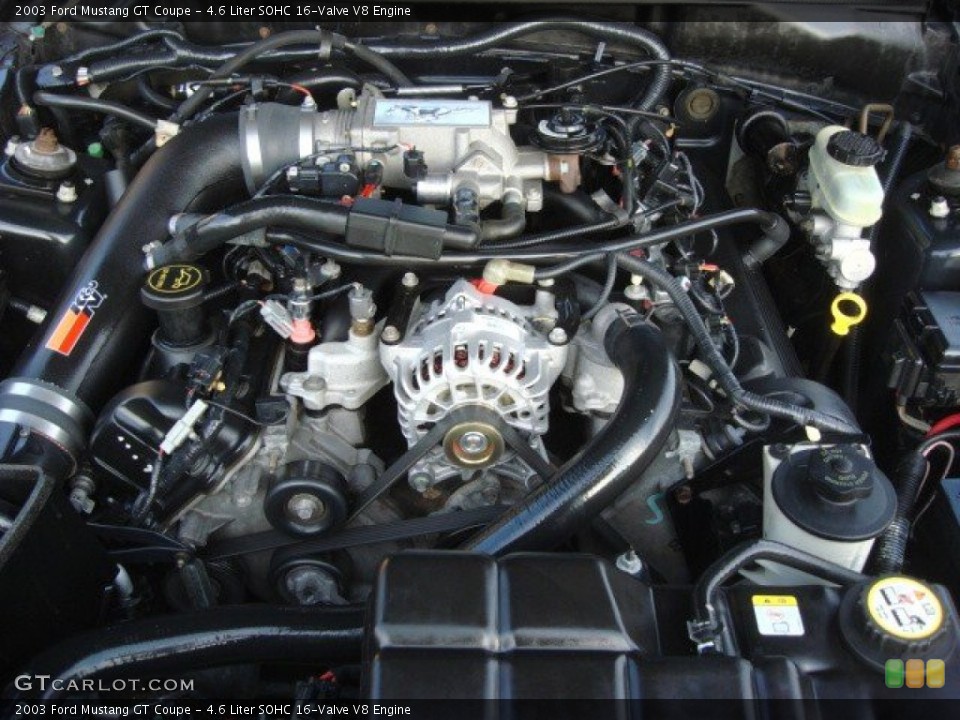 4.6 Liter SOHC 16-Valve V8 Engine for the 2003 Ford Mustang #72444684
