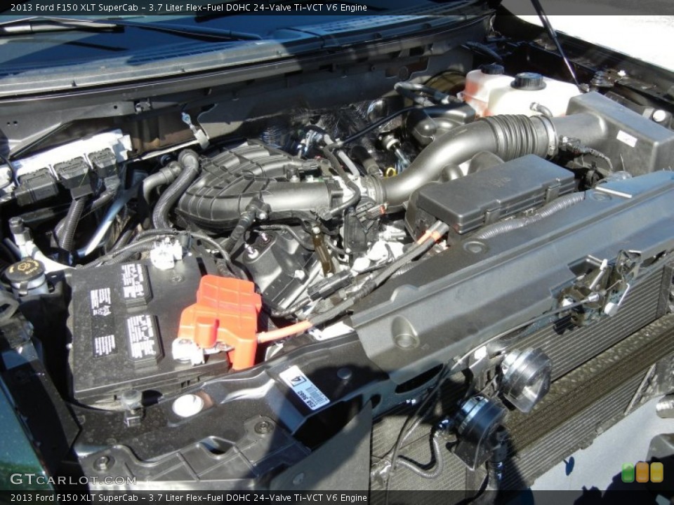 3.7 Liter Flex-Fuel DOHC 24-Valve Ti-VCT V6 Engine for the 2013 Ford F150 #72453310