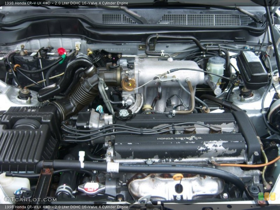 2.0 Liter DOHC 16-Valve 4 Cylinder Engine for the 1998 Honda CR-V #72455808