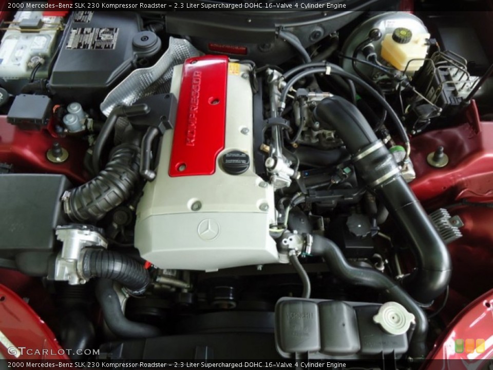 2.3 Liter Supercharged DOHC 16-Valve 4 Cylinder Engine for the 2000 Mercedes-Benz SLK #72456735
