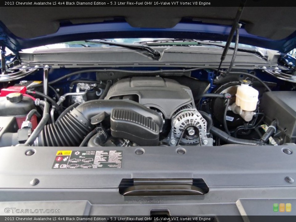 5.3 Liter Flex-Fuel OHV 16-Valve VVT Vortec V8 Engine for the 2013 Chevrolet Avalanche #72457149