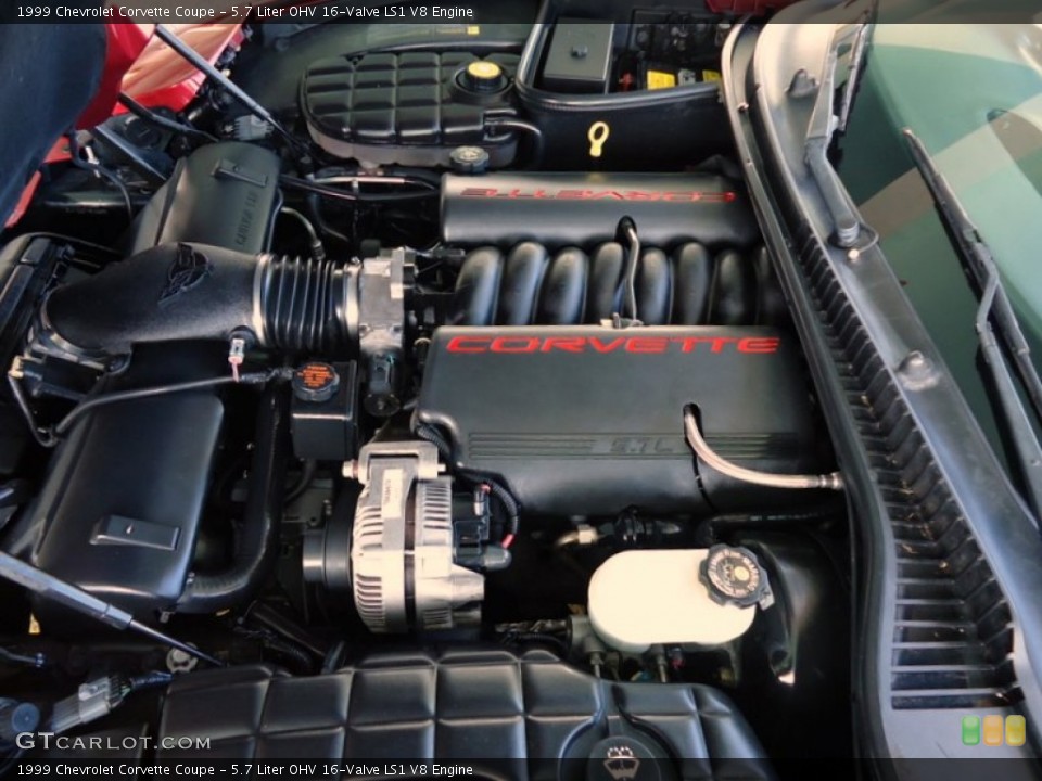 5.7 Liter OHV 16-Valve LS1 V8 Engine for the 1999 Chevrolet Corvette #72460440