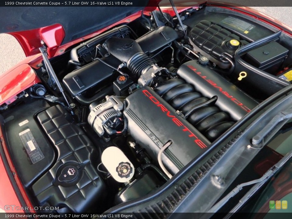 5.7 Liter OHV 16-Valve LS1 V8 Engine for the 1999 Chevrolet Corvette #72460658