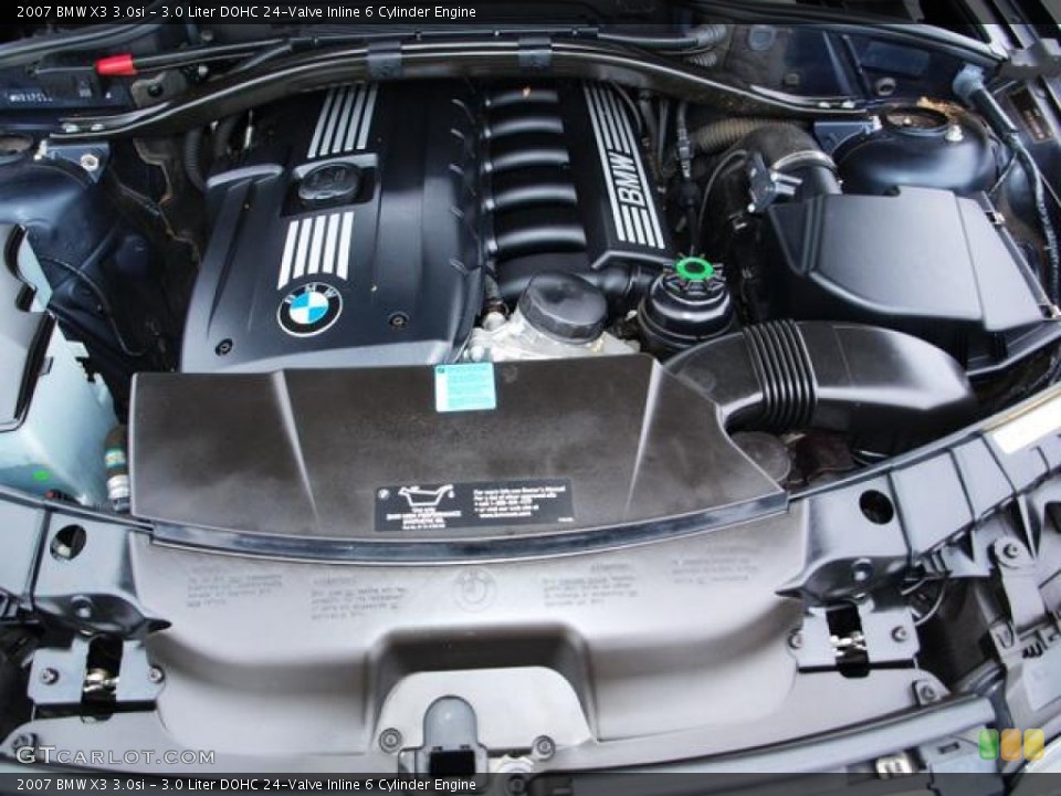 3.0 Liter DOHC 24-Valve Inline 6 Cylinder Engine for the 2007 BMW X3 #72463739