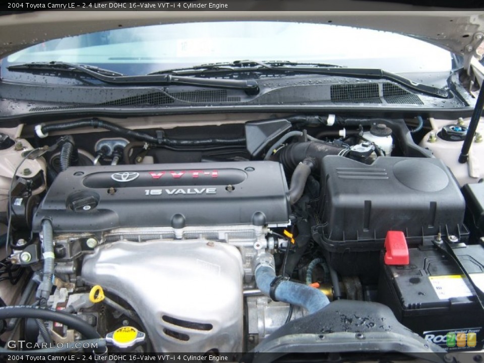 2.4 Liter DOHC 16-Valve VVT-i 4 Cylinder Engine for the 2004 Toyota Camry #72471263