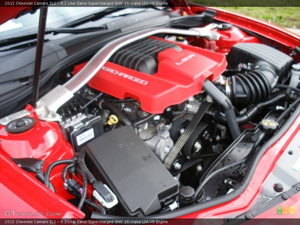 6.2 Liter Eaton Supercharged OHV 16-Valve LSA V8 Engine for the 2013 Chevrolet Camaro #72488638