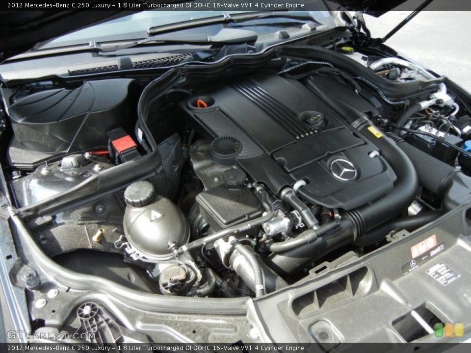 1.8 Liter Turbocharged DI DOHC 16-Valve VVT 4 Cylinder Engine for the 2012 Mercedes-Benz C #72495813
