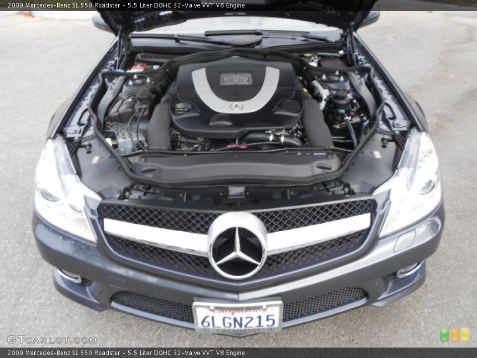5.5 Liter DOHC 32-Valve VVT V8 Engine for the 2009 Mercedes-Benz SL #72517041