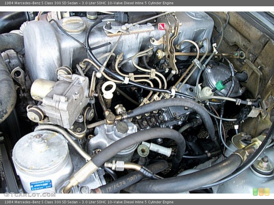 Mercedes five-cylinder diesel engine #7