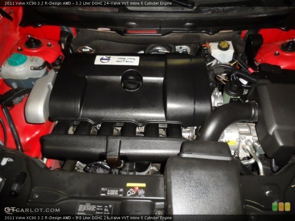 3.2 Liter DOHC 24-Valve VVT Inline 6 Cylinder Engine for the 2011 Volvo XC90 #72542124