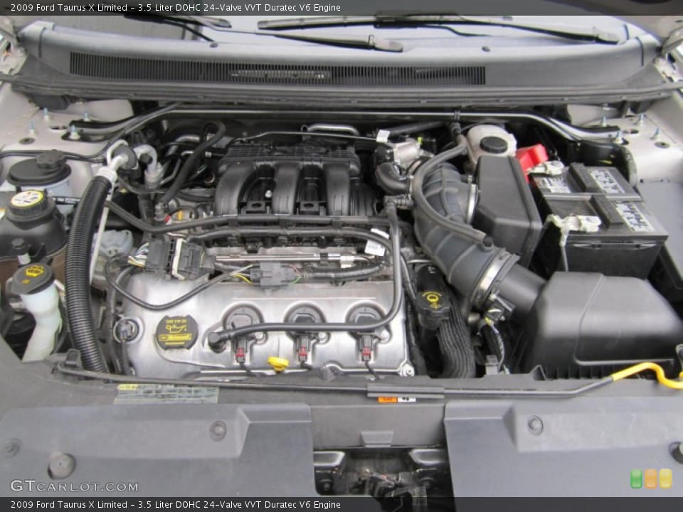 3.5 Liter DOHC 24-Valve VVT Duratec V6 Engine for the 2009 Ford Taurus X #72554301