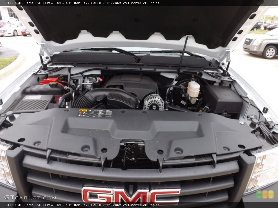 4.8 Liter Flex-Fuel OHV 16-Valve VVT Vortec V8 Engine for the 2013 GMC Sierra 1500 #72556917