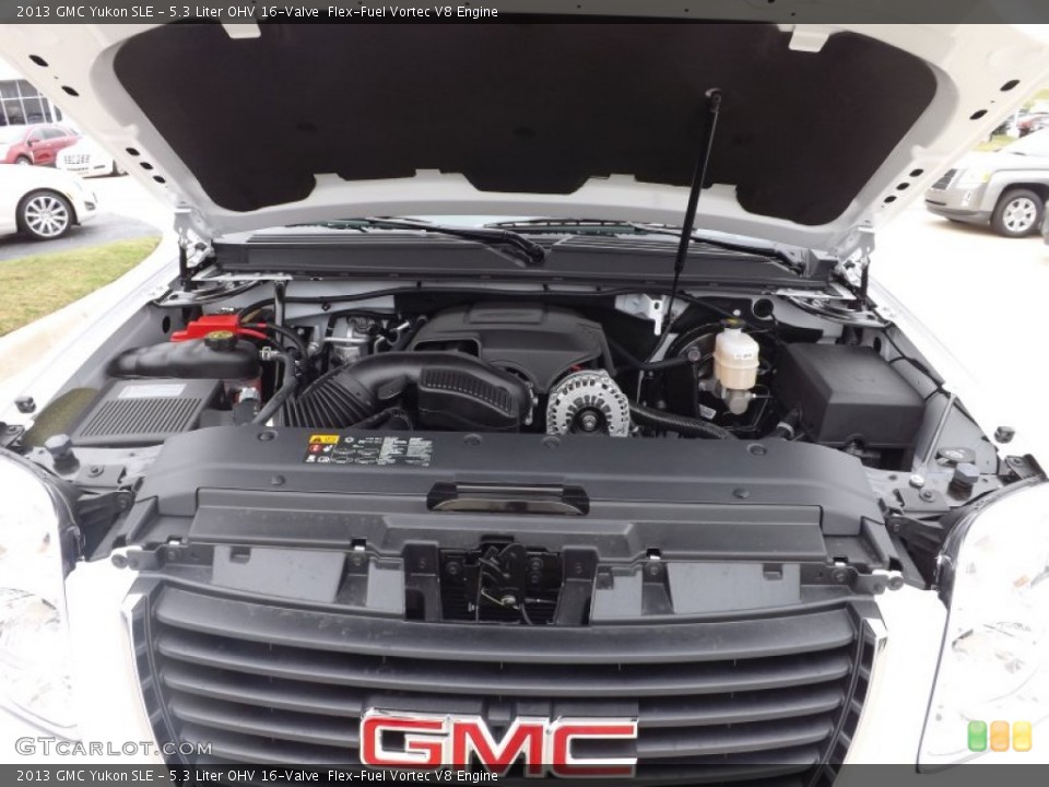 5.3 Liter OHV 16-Valve  Flex-Fuel Vortec V8 2013 GMC Yukon Engine