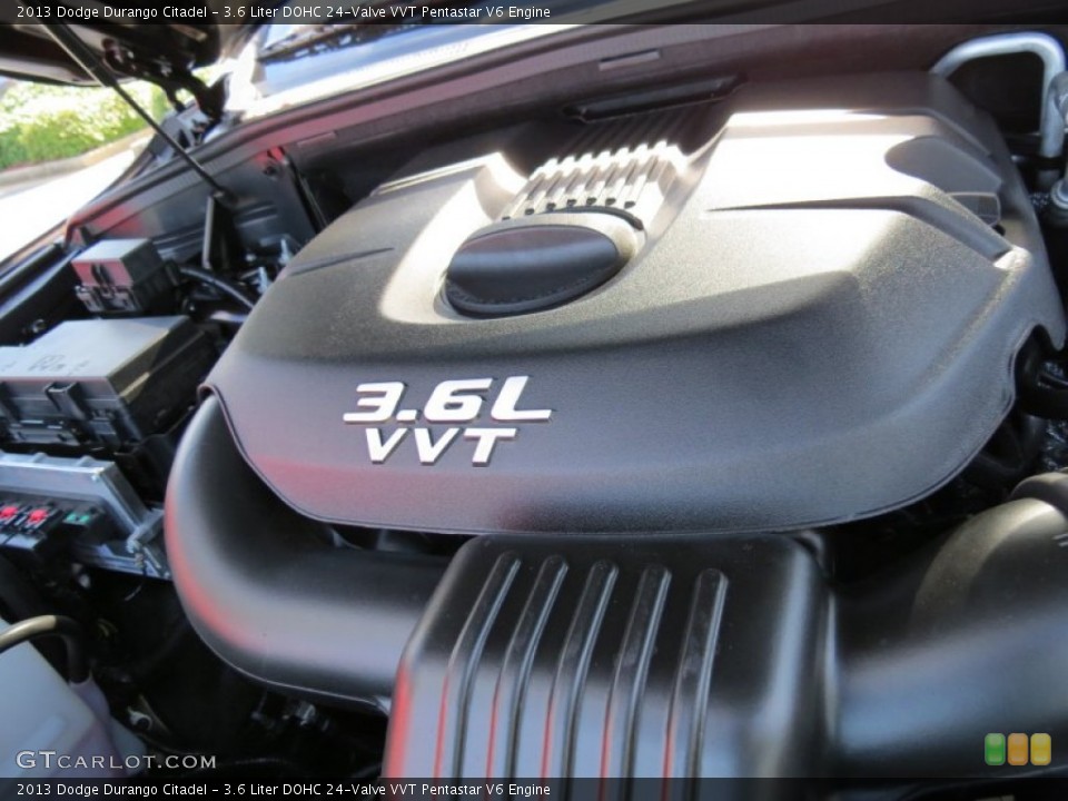 3.6 Liter DOHC 24-Valve VVT Pentastar V6 Engine for the 2013 Dodge Durango #72562612