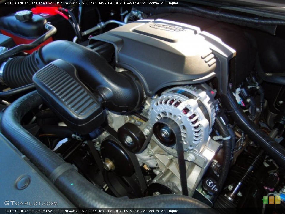 6.2 Liter Flex-Fuel OHV 16-Valve VVT Vortec V8 Engine for the 2013 Cadillac Escalade #72566130