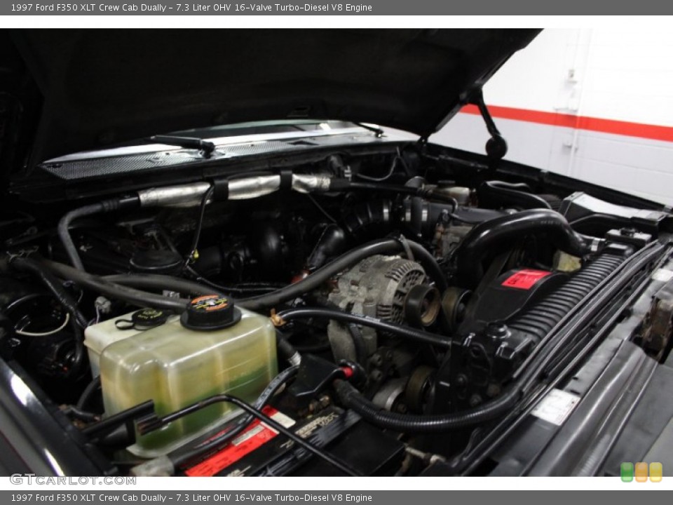 7.3 Liter OHV 16-Valve Turbo-Diesel V8 Engine for the 1997 Ford F350 #72583706