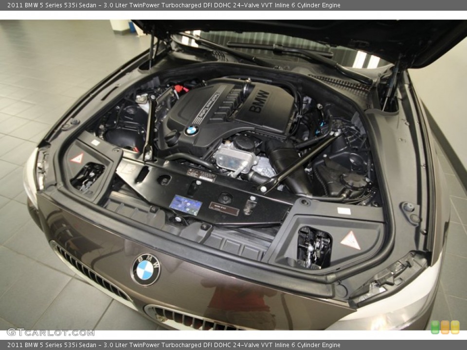 3.0 Liter TwinPower Turbocharged DFI DOHC 24-Valve VVT Inline 6 Cylinder Engine for the 2011 BMW 5 Series #72599184