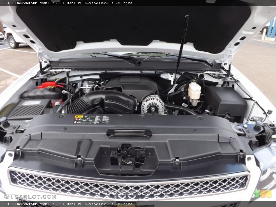 5.3 Liter OHV 16-Valve Flex-Fuel V8 Engine for the 2013 Chevrolet Suburban #72607583