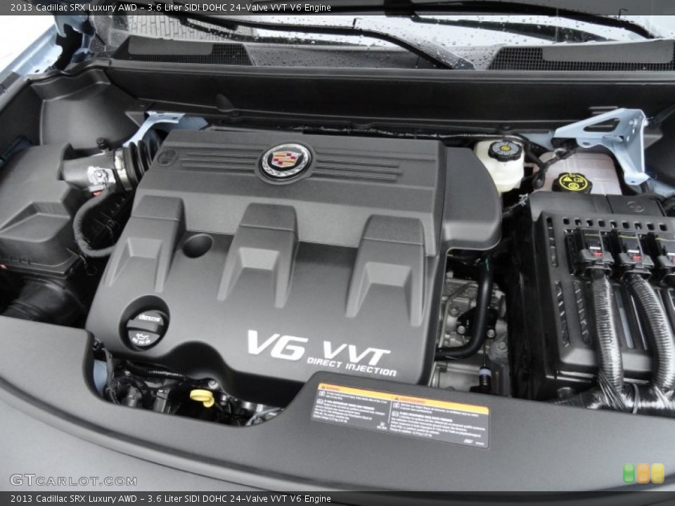 3.6 Liter SIDI DOHC 24-Valve VVT V6 Engine for the 2013 Cadillac SRX #72616808