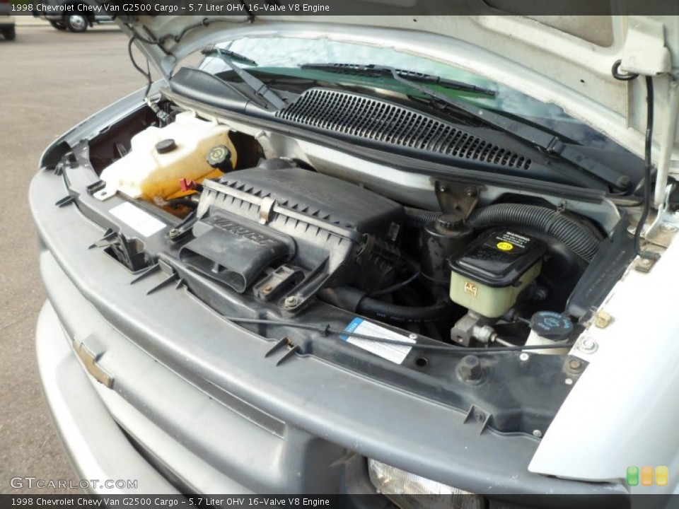 5.7 Liter OHV 16-Valve V8 Engine for the 1998 Chevrolet Chevy Van #72621390