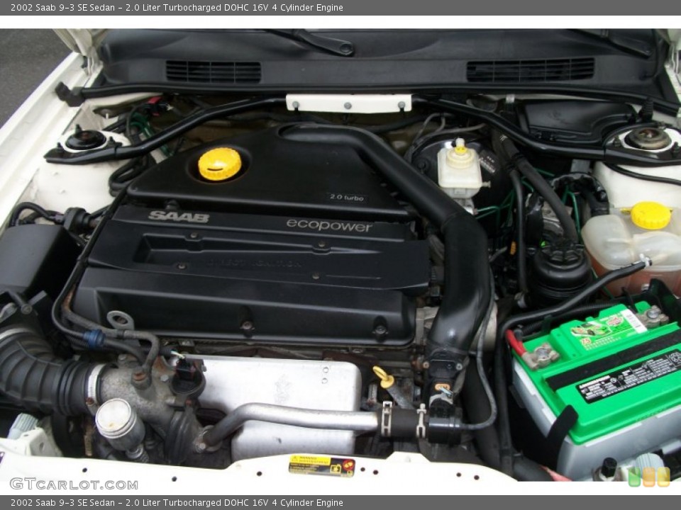 2.0 Liter Turbocharged DOHC 16V 4 Cylinder Engine for the 2002 Saab 9-3 #72623873