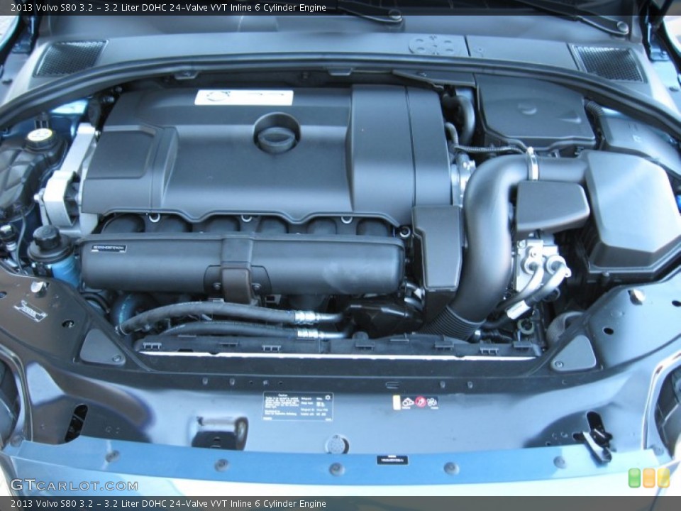 3.2 Liter DOHC 24-Valve VVT Inline 6 Cylinder Engine for the 2013 Volvo S80 #72625166