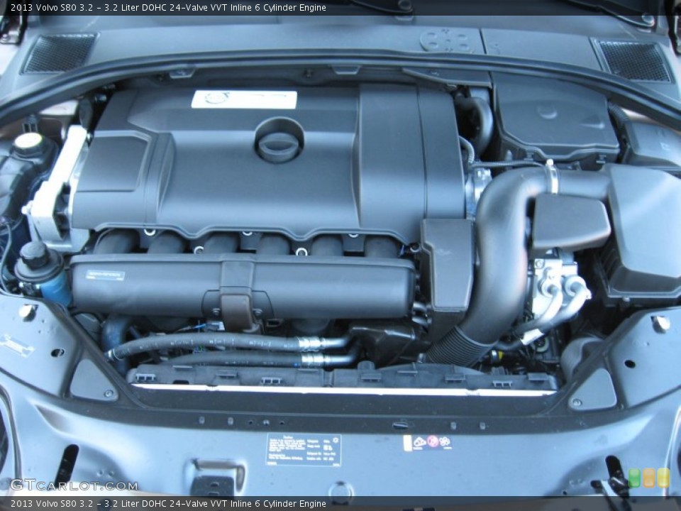 3.2 Liter DOHC 24-Valve VVT Inline 6 Cylinder Engine for the 2013 Volvo S80 #72625952