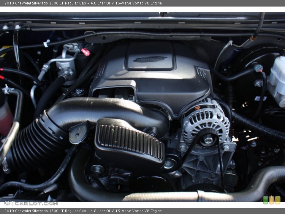 4.8 Liter OHV 16-Valve Vortec V8 Engine for the 2010 Chevrolet Silverado 1500 #72627915