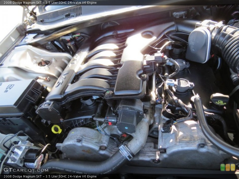 3.5 Liter SOHC 24-Valve V6 2008 Dodge Magnum Engine
