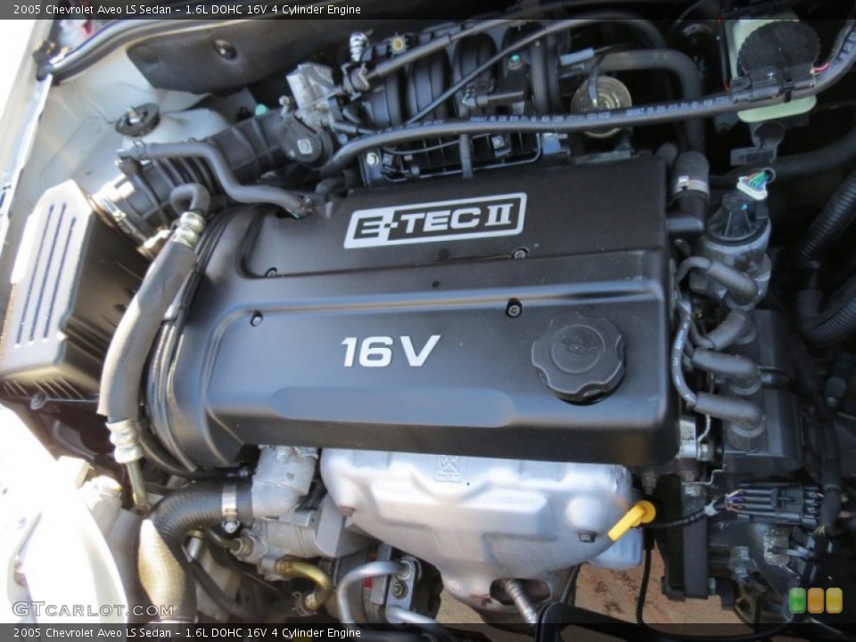 1.6L DOHC 16V 4 Cylinder Engine for the 2005 Chevrolet Aveo #72632557