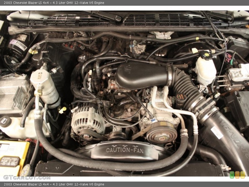 4.3 Liter OHV 12-Valve V6 Engine for the 2003 Chevrolet Blazer #72636767